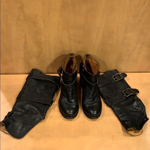 Fiorentini + Baker convertible black moto boots - Picture 3 of 5